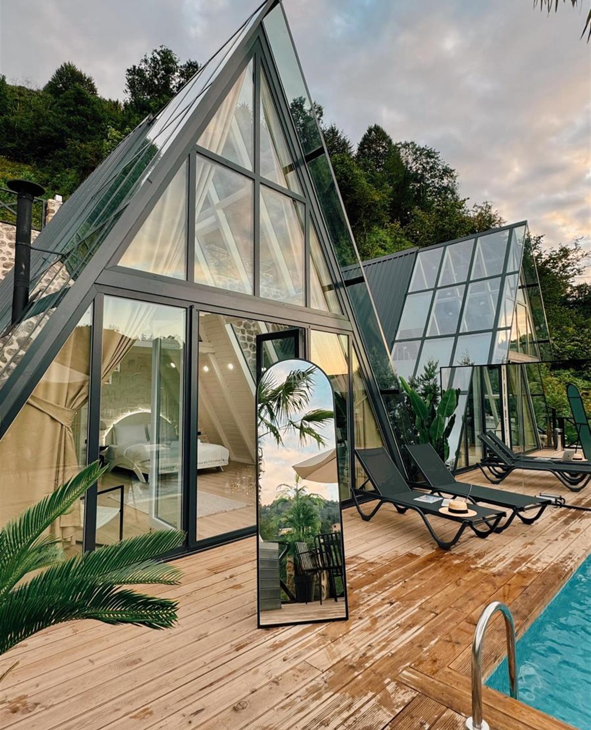 Modern modular home exterior